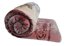 Load image into Gallery viewer, SOLARON Purple Flower Blanket