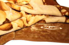 Load image into Gallery viewer, SOLARON Beige Flower Blanket