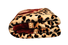 Load image into Gallery viewer, SOLARON Leopard Flower Blanket
