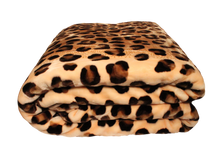 Load image into Gallery viewer, SOLARON Leopard Print Blanket