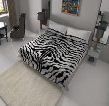 Load image into Gallery viewer, SOLARON Zebra Print Blanket