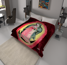 Load image into Gallery viewer, SOLARON Virgin Mary Lady of Guadalupe Blanket