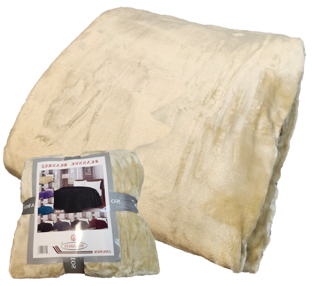 SOLARON XL Queen Flannel Blanket