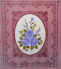 Load image into Gallery viewer, SOLARON Purple Flower Blanket

