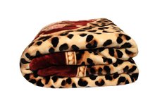Load image into Gallery viewer, SOLARON Leopard Flower Blanket

