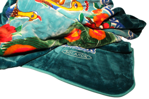 SOLARON Peacock Blanket