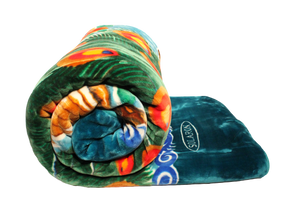 SOLARON Peacock Blanket