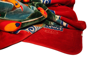 SOLARON Peacock Blanket