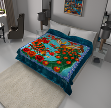 Load image into Gallery viewer, SOLARON Peacock Blanket
