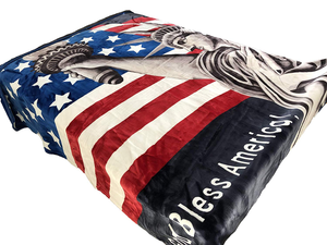 SOLARON USA Flag Blanket