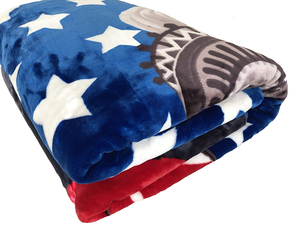 SOLARON USA Flag Blanket