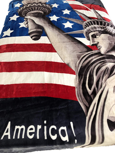 SOLARON USA Flag Blanket