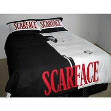 Load image into Gallery viewer, Scarface (Tony Montana) 3 Piece Queen Size Luxury Comforter Set w/Pillow Shams
